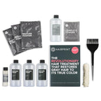 Hairprint True Color Restorer Plus in Dark | Enhanced Gray Coverage with Extra Restore Application | Dye-Free and Non-Toxic | Replenishes Natural Pigment | Patented Technology by Dr. John Warner