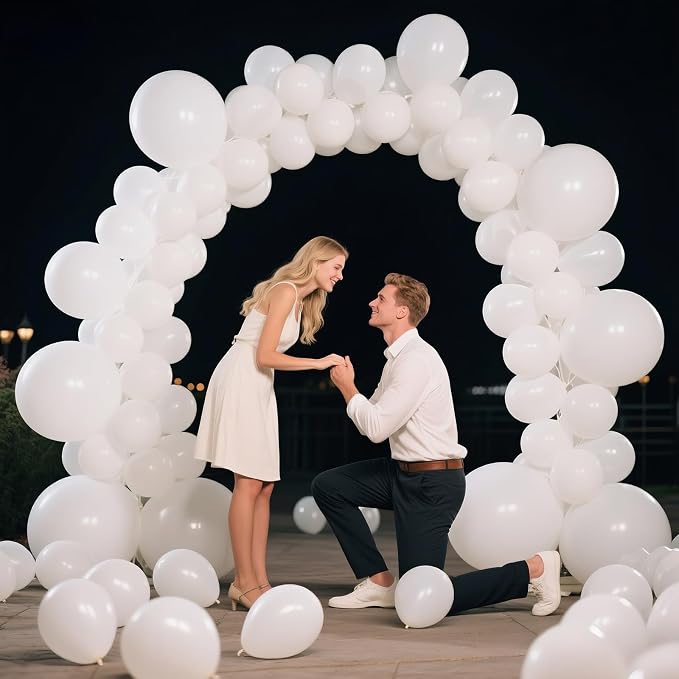 White Big Balloons 32pcs, 18 Inch Large Latex Giant Heavy Duty Balloons - Image 7