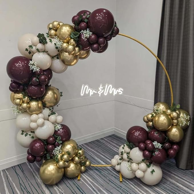 150Pcs Burgundy Balloon Garland Arch Kit - Image 4