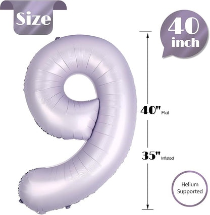 Light Purple 9 Balloon - Image 5