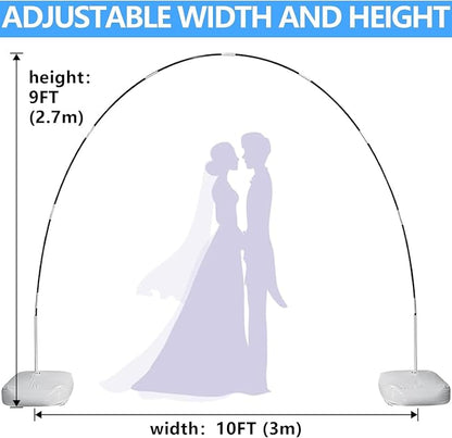 Balloon Arch Kit – 9FT Tall & 10FT Wide Adjustable Stand Frame - Image 3