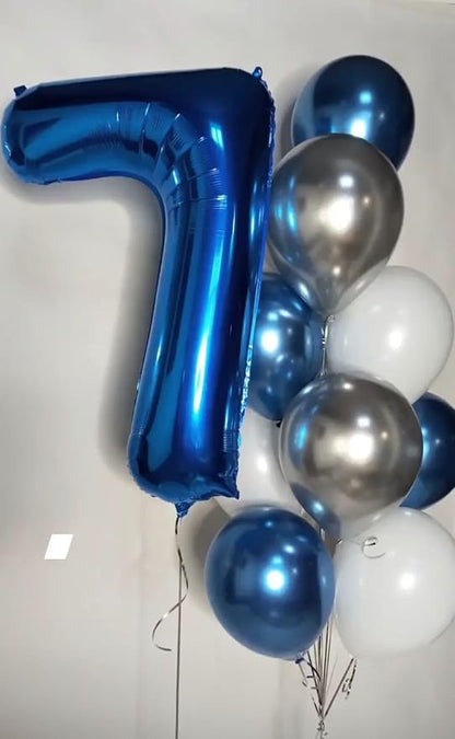 Numbers 6 Balloon 40Inch Navy Blue Balloons - Image 4