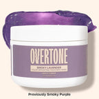 Overtone Semi Permanent Hair Color Conditioner, Smoky Lavender, 8 oz, Nourishing, Damage-Free, Color Depositing Mask for All Hair Types with Shea Butter & Coconut Oil, Vegan & Cruelty-Free