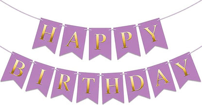 Happy Birthday Banner Birthday Party Banner NO DIY Happy Birthday Sign | by KINGLAKEGARDEN