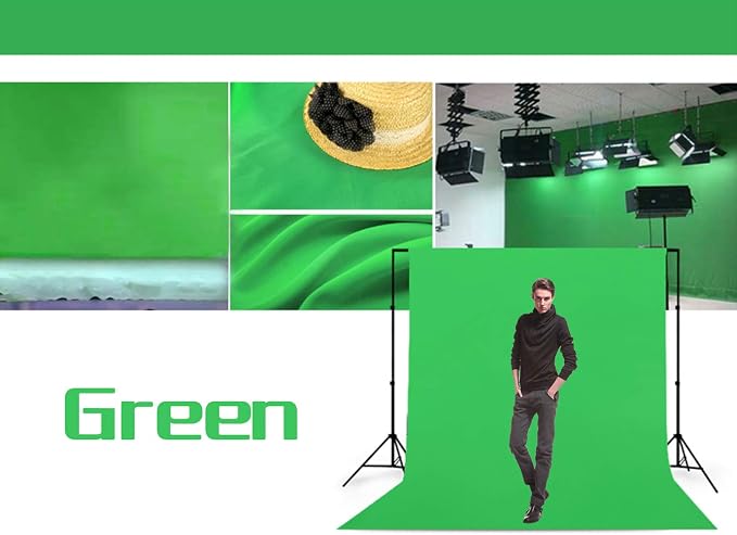 Green Screen Key Backdrop, 5X7 FT, Photography Background, Machine Washable - Image 2
