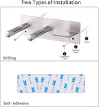 Hair Dryer Holder, SUS304 Adhesive Blow Dryer Holder Wall Mounted Compatible with Dyson Hair Dryer, Hair Dryer Organizer Dyson Hair Dryer Wall Mount