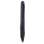 SWACC 28-Inch Long Straight Claw Clip Ponytail Extensions Synthetic Hair Extensions Ponytail Jaw Clip Hair Pieces for Women (Chestnut Brown-6#)
