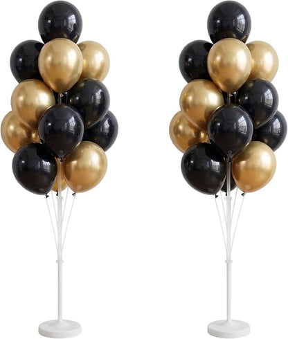 Black Gold Balloon Column Kit by IMISNO