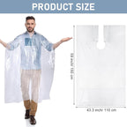 Yahenda 150 Pcs Disposable Salon Capes Bulk Waterproof Hair Cutting Capes for Barber Stylist Dye Supplies 59 x 43.3 Inch(Clear)
