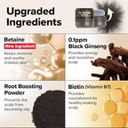 I DEW CARE Biotin Clarifying Dry Shampoo - Tap Secret Dark Brown | Strengthening & Volumizing, Powder Type, Refillable, Travel size, Non-aerosol, Brunette, Korean Ginseng, 0.24 oz