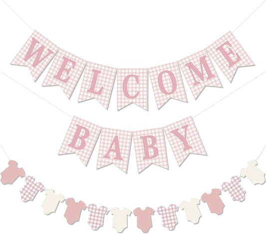 Baby Girl Baby Shower Banner by Unknown