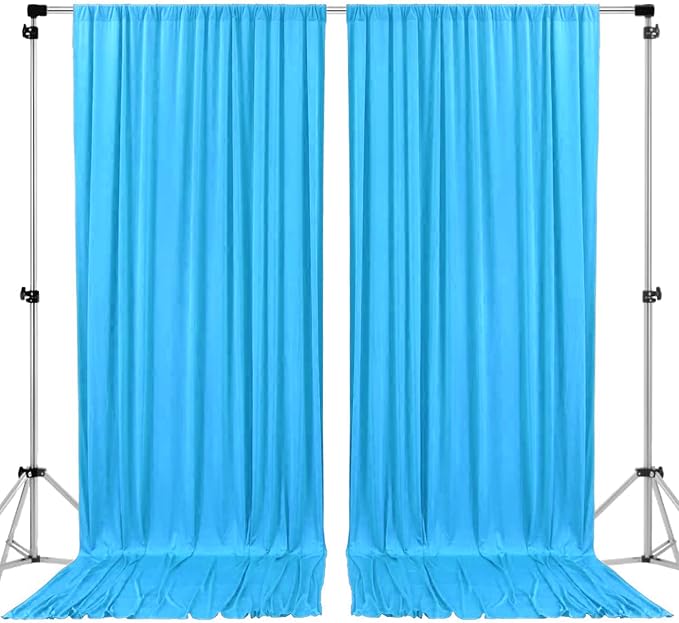 AK TRADING CO. 10 feet x 10 feet Polyester Backdrop Drapes Curtains Panels by Fabrics%7CEventDecor%7CCrafts%7CUpholsteryFoam