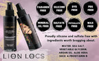 Lion Locs Starter Twist and Lock Spray for New Dreadlocks | Texturizes & Great for Styling - Vegan Sea Salt Mist with Essential Oils & Aloe (4oz)