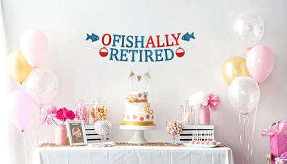 Pre-Strung Ofishally Retired Glitter Banner - Image 2