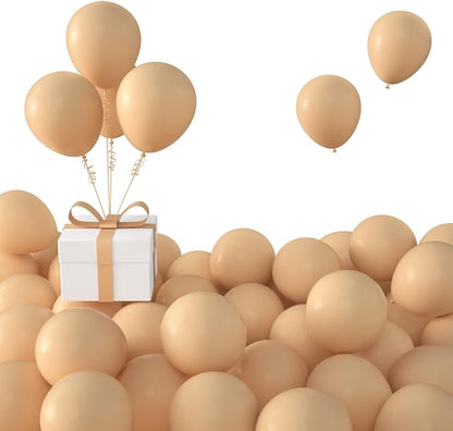 Beige Balloons, Birthday Decoration, Wedding Party, Baby Shower Decorations by KALOR