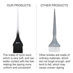 3 Pieces Hair Color Brush Kit, Balayage Tint Brush, Soft Deying Bristles for Salon & DIY Hair Coloring (Type B)