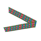Men Women Beauty Skinny Sports Sweat Band Hand Decor for Running Travel Spa, Long Boho Style Colorful Bill Dollars American Money Hair Band Headdress