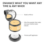 Root Touch Up Hair Color Powder For Concealing Hair Loss and Thinning, Gray Hair Shadow Powder Root Cover Up Hairline Powder For Women Men Eyebrows, Beard Line