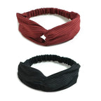 DRESHOW 10 Pack Boho Headbands for Women Girls Criss Cross Elastic Hair Band Twisted Head Wrap