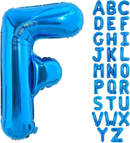TONIFUL 40 Inch Large Blue Letter F Foil Balloons Alphabet Balloons | Giant by TONIFUL