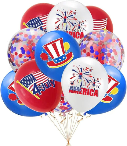 4th of July Balloons Decorations Set Red, Fourth of July Balloons - Image 7