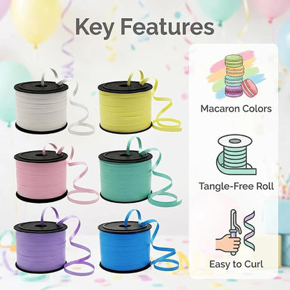 Decorative Curly Ribbon for Gift Wrapping, Party Balloon Decoration - Image 5