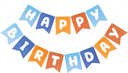 Happy Birthday Banner Birthday Party Banner NO DIY Happy Birthday Sign | by KINGLAKEGARDEN