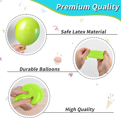 Blue Green and Purple Balloons, Balloon 50PCS 12 Inch Fruit Green Teal Blue - Image 3