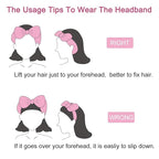 Casoty 6 Pcs Hairband, Soft Coral Fleece Spa Headbands, Bow Headband for Washing Face, Skincare Headbands for Face Washing Shower Skin Care Yoga, Women