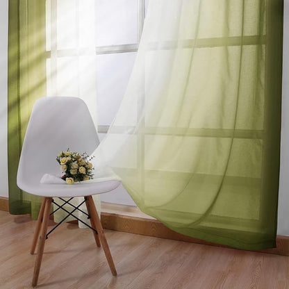 DWCN Ombre Sheer Curtains - Image 4