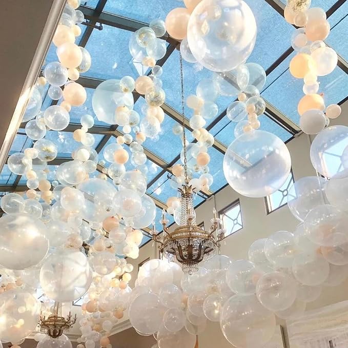 412pcs Clear Balloon Garland Arch Kit 18 12 10 5 Inch Different Sizes Matte - Image 6