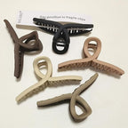 5 Inch Hair Claw Clips Extra Large No Slip Big Matte Clip for Curly Long Thick Hair Women, 5 Pack