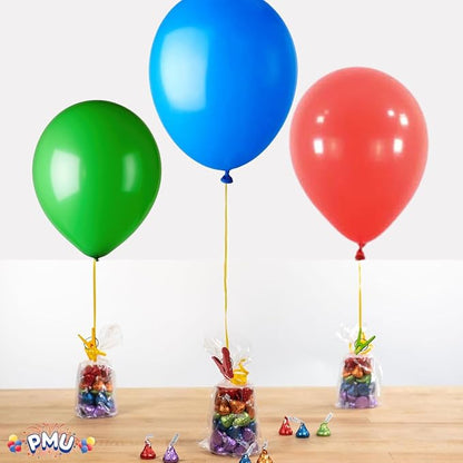 PMU Clip-n-Weight Primary Colors 8-Gram Plastic Balloon Weights Pkg/50 - Image 5