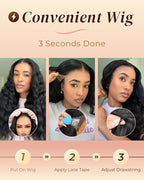 Arabella 13x6 Deep Curly Human Hair Wig 210% Density Curly Wigs Human Hair 100% Glueless Lace Front Wig 12a Pre Plucked Bleached Pre-Cut Wigs (20inch,13x6 deep curly wig)