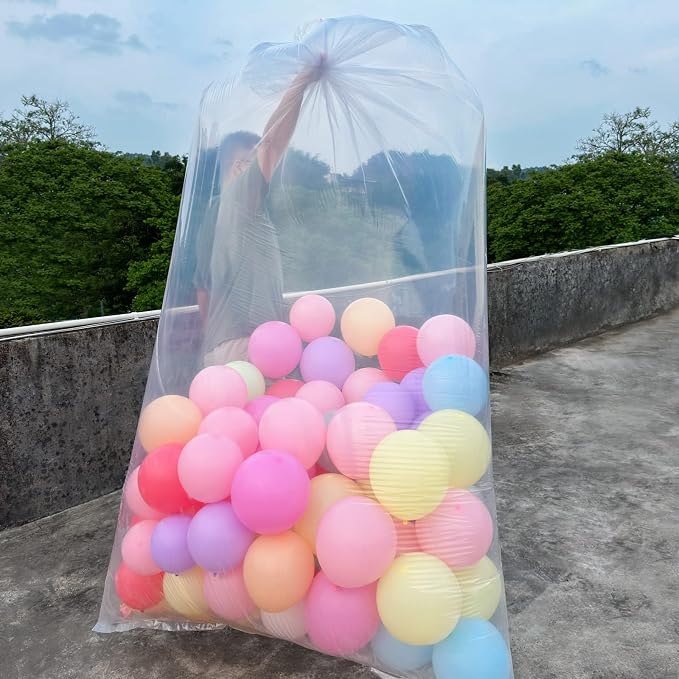 Large balloon bags, balloon transport bags transparent giant storage bags 59x98 - Image 8