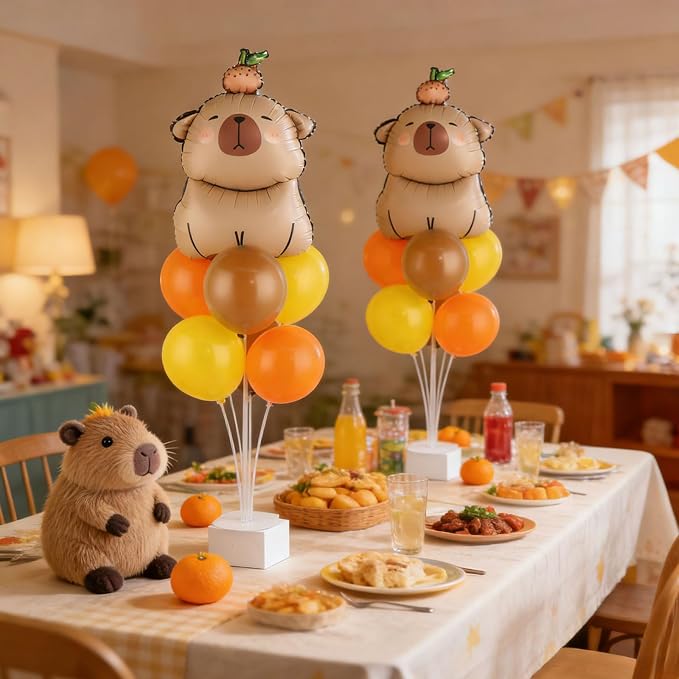 Capybara Party Balloons Stand Kit 2 Sets - Image 4