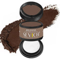 Sevich Hairline Powder - Root Touch Up Instantly Hair Color for Thinning Gray Coverage - Bald Spot Concealing Hair Powder for Women & Men - 48Hour Waterproof & Sweatproof - Brown