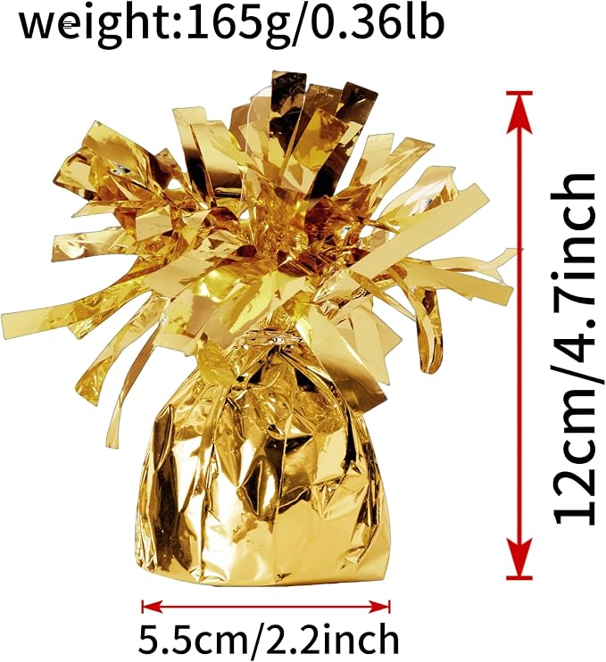 Balloon Weights Gold 6Pcs | Perfect - Image 3