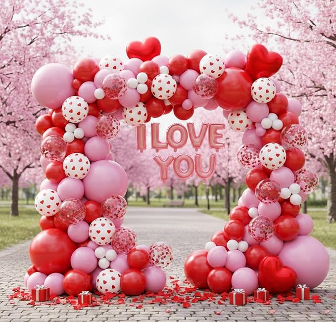 Valentines Day Balloons Garland Arch Kit - Image 5