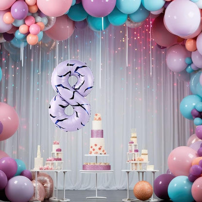 40 Inch Kpop Theme Number 8 Balloon, Birthday Party Decorations - Image 5