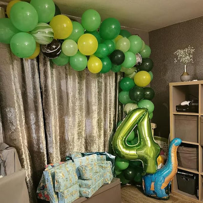 40 Inch Green Number Balloon 4, Large Number Foil Balloons Mylar - Image 5