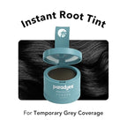 Paradyes Instant Root Tint Hairline Powder - Root Touch Up Hair Color for Gray Coverage - Bald Spot Concealing Hair Powder for Women & Men - 24-Hour Stain-Proof - Natural Black - 0.14 Ounce