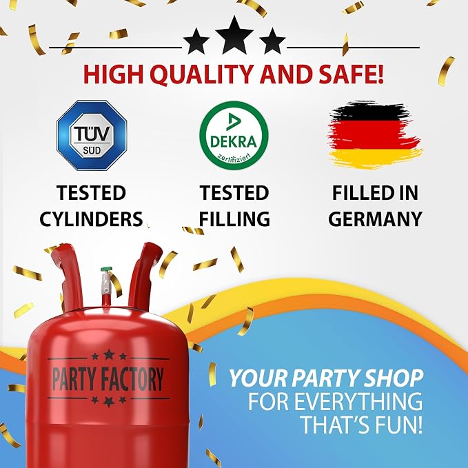 Party Factory – 4x Helium Tank - Image 7