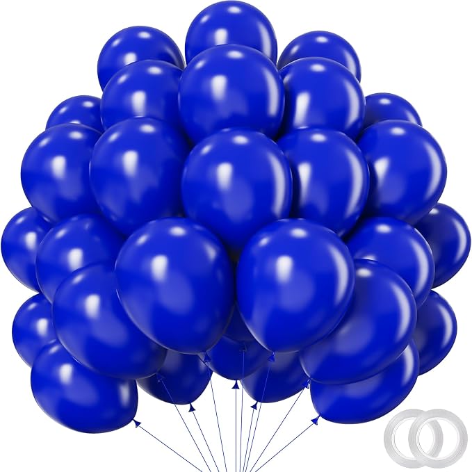 Royal Blue Balloons by PatiCool