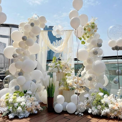 Awenztech White Balloons 12 inch - Image 4