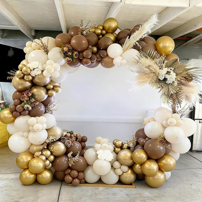40pcs Brown Balloons, 12inch Dark Brown Latex Neutral Balloons | Balloons - Image 6