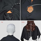 Waterproof Hairdresser Cutting Cape Lightweight with Two Slots Salon Cape Adjustable Neck Part for Adults and Youth