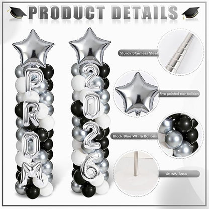 2 Sets Graduation Balloon Column Stand Kits - Image 3