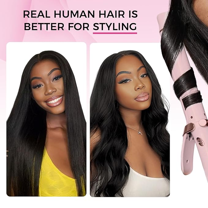 Lashey Seamless Clip in Hair Extensions Human Hair Extensions, 170g 9pcs Straight Natural Black Fuller Real Human Hair Clip in Extensions 18 Inch