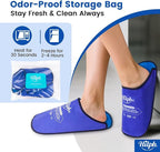 Hilph XL Foot Ice Pack Slippers for Foot Surgery, 2 Packs Extra Large Hot Cold Packs Gel Ice Slippers for Big Feet, Sever Swelling, Bunion Surgery, Plantar Fasciitis, Neuropathy, Gout